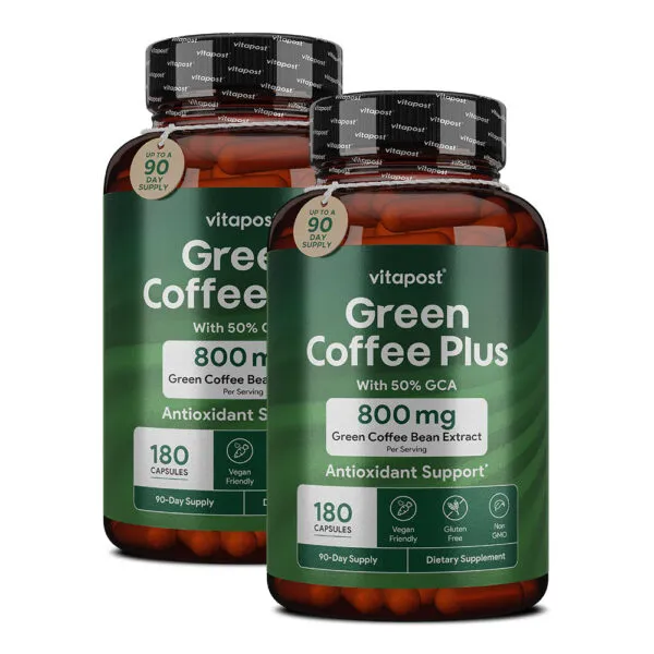 green coffee plus 2 bottles